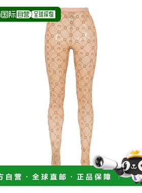 1h可退 香港直邮潮奢 Marine Serre 女士 交织图案连裤袜 WUW034A