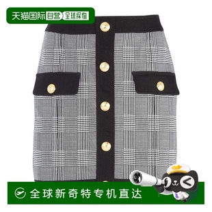 AW201 1小时内可退 香港直邮BALMAIN 女士半身裙 144494127KC5101