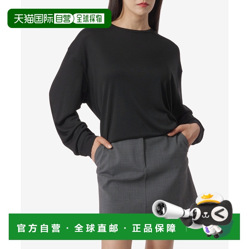 韩国直邮STUDIO NICHOLSON 女士女装T恤SIMMONSSNW1388BLACKSS24