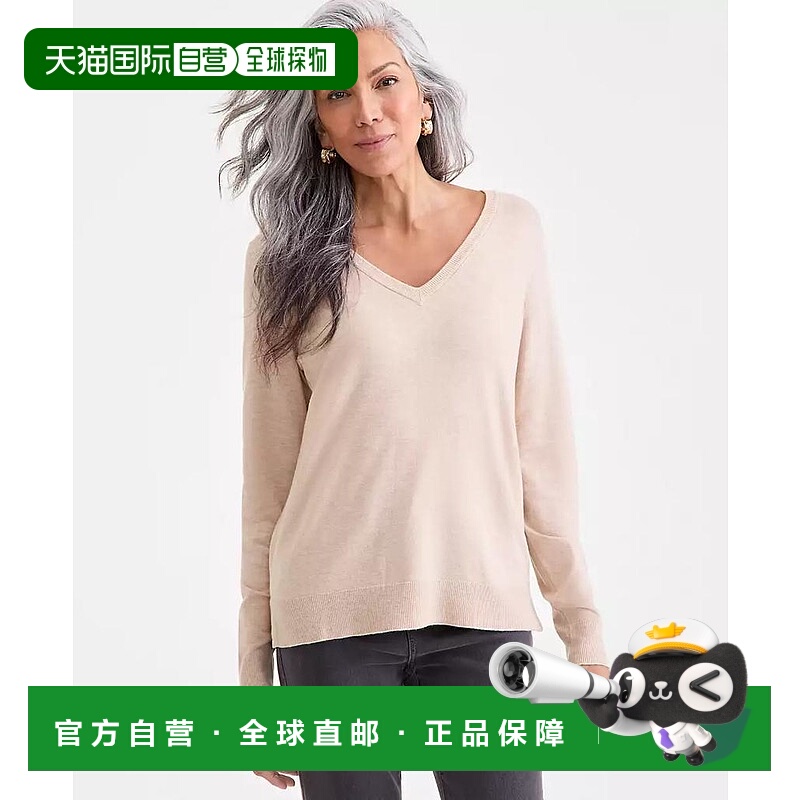 1h可退 【美国直邮】style & co 女士 针织衫毛衣