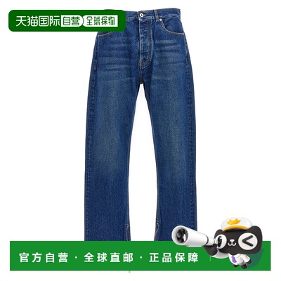 香港直邮off-white 男士 箭号嵌牛仔裤 OMYA177F23DEN0024400