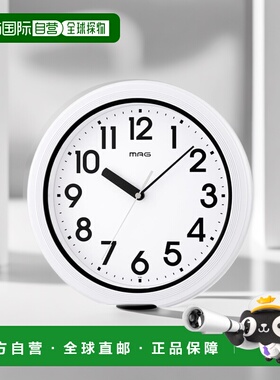 【日本直邮】MAG（饰品）指针式挂钟 27.8cm 白色W-800A WH-Z