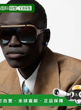 自营1h可退 欧洲直邮LV/路易威登男士醋酸纤维太阳镜舒适