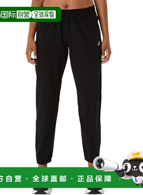 【日本直邮】亚瑟士 跑步速干梭织长裤 2012D226 黑色
