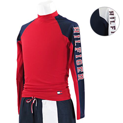 日本直邮 TOMMY HILFIGER 汤米希尔费格 RASHGUARD LS UM0UM01154