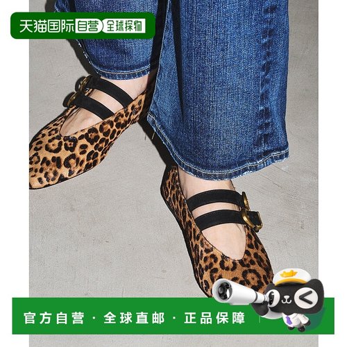 1h可退 日本直邮GRISE 女士 圆头平底玛丽珍鞋 双搭扣设计 251928