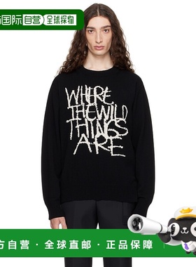 1h可退 香港直邮潮奢 Sacai 男士 黑色 Where The Wild Things Ar