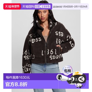 日本直邮Guess Raquel Reversible Logo Biker 夹克[GU1432EW3008