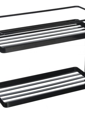 日本直邮YAMAZAKI厨房脚架黑色约W28×D12×H21cm塔6778