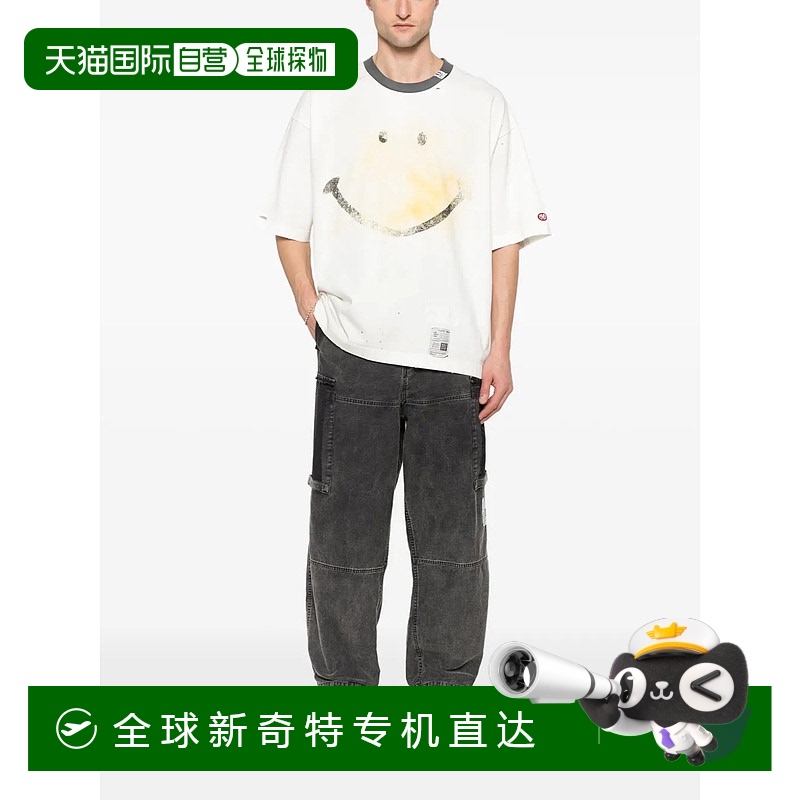 美国直邮MAISON MIHARA YASUHIRO - Men Smily Face Printed Dist
