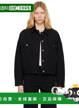 1h可退 香港直邮潮奢 A.P.C. 女士 黑色 Cally 夹克 COGBJF02905