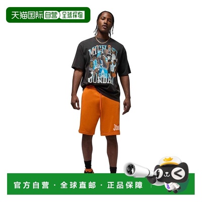 自营Jordan Brooklyn Men's 9 Graphic Shorts - black 美国奥莱