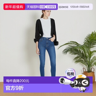 日本直邮日潮 GRL带毛绒围脖丝带腰带的A字大衣kz699羊毛外套皮草