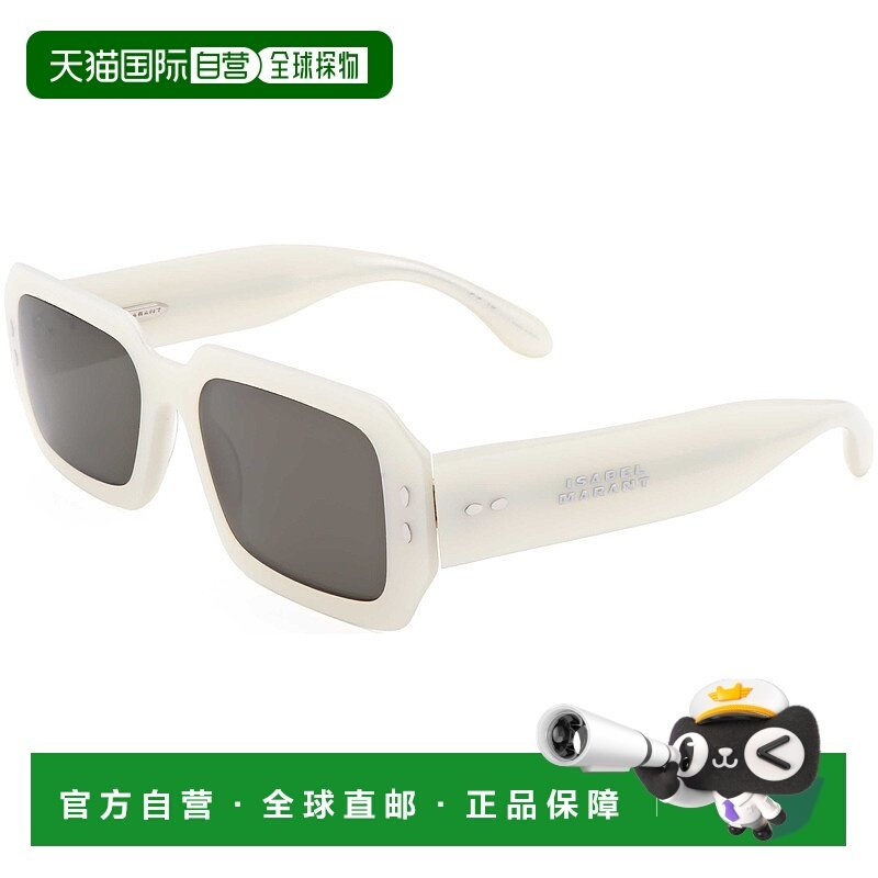 自营 Isabel Marant女士53毫米灰色太阳镜-珍珠白色 美国奥莱直发