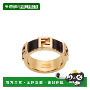 金色 1h可退 徽標(biāo)戒 8AK895TL9F0A1F 香港直郵FENDI 女士戒指