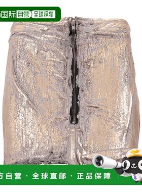 香港直邮Rick Owens 拉链A字裙 半身裙DS01E3342SGMC