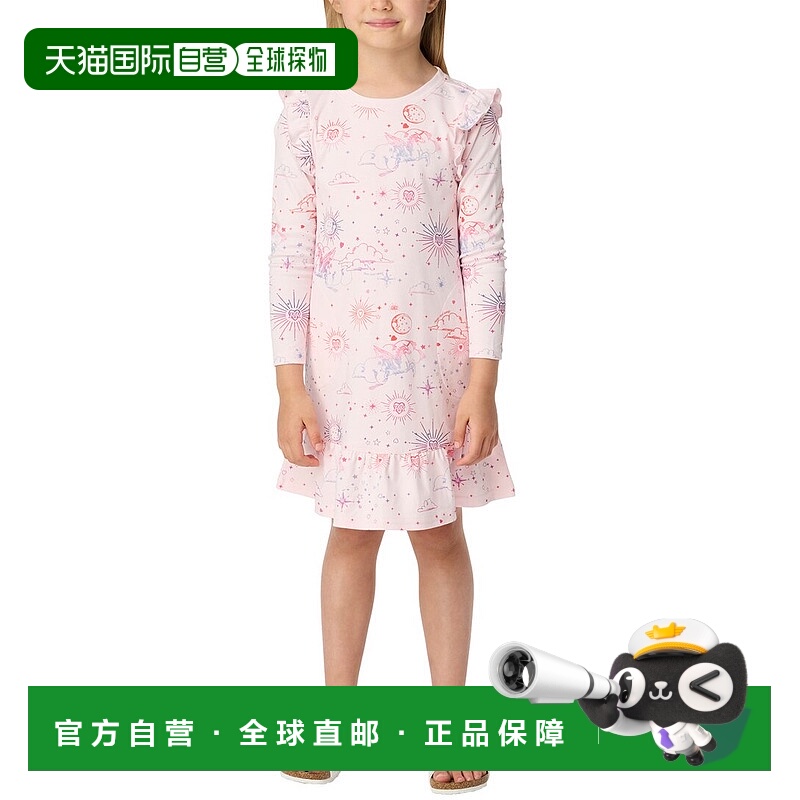 自营 Roller Rabbit 彩虹童话伊莎连衣裙 - 粉色 美国奥莱直发