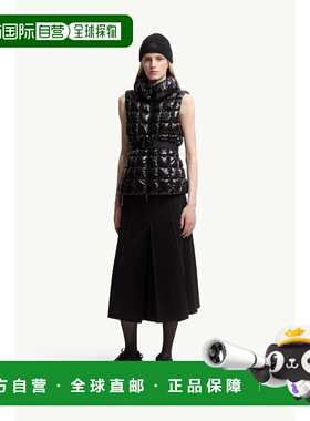 欧洲直邮MONCLER (2025) Emilion 方形绗缝无袖羽绒服