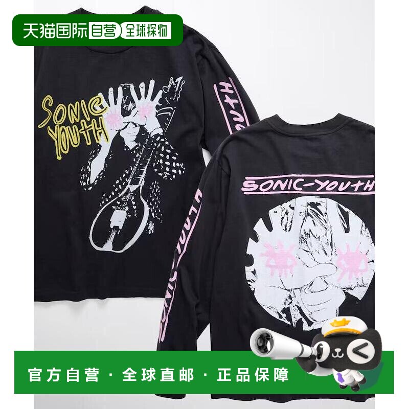 日本直邮Sonic Youth 男士 纯棉长袖T恤 星光力量系列 1021095700图片