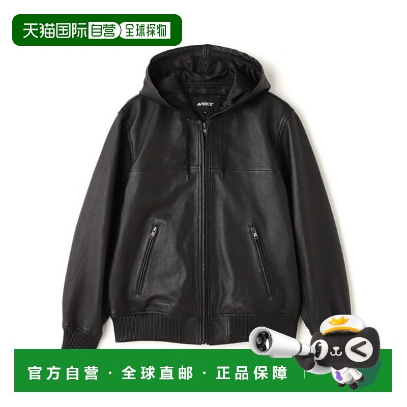 日本直邮AVIREX 皮革连帽夹克 [87903824]