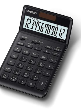 日本直邮CASIO卡西欧计算器12位数字黑色只需输入JF-S200-BK-N