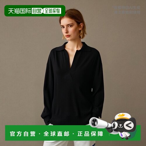 香港直邮PINKO 女士针织毛衣 104050A22UZ99 AW2024 黑色 Evanesc