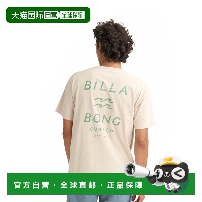 日本直邮2026春夏 Billabong男款户外休闲短袖T恤 ONE TIME BG011图片