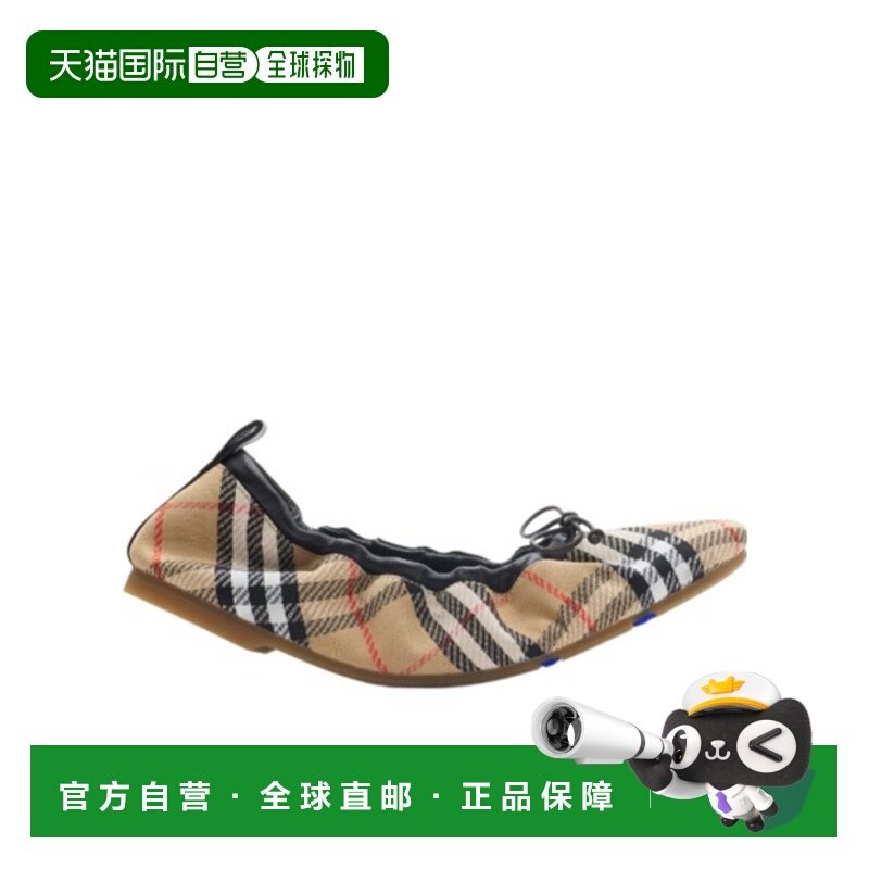 香港直邮BURBERRY 女士休闲鞋 81211031 SS2026 花色 格纹平底芭,运动鞋new,运动休闲鞋,淘宝优惠券,粉丝福利购,淘宝优惠卷