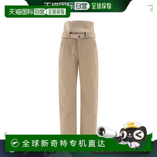 褲 歐洲直郵ALAIA 女士休閑褲 AA9P02456T632493針織工裝