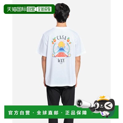 1h可退 香港直邮Casablanca 男士 Casa Way Mountain T恤 MPF25JT