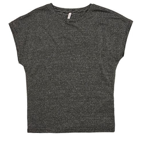 Only 女孩 KOGHARRIE LIFE S/S O-NECK TOP CS 短袖T恤 黑色