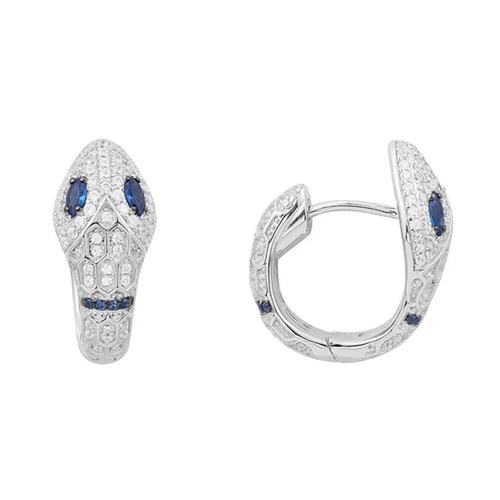 【自营】【情人节】APMMonaco异域蓝眼灵蛇耳环设计感蛇形耳饰