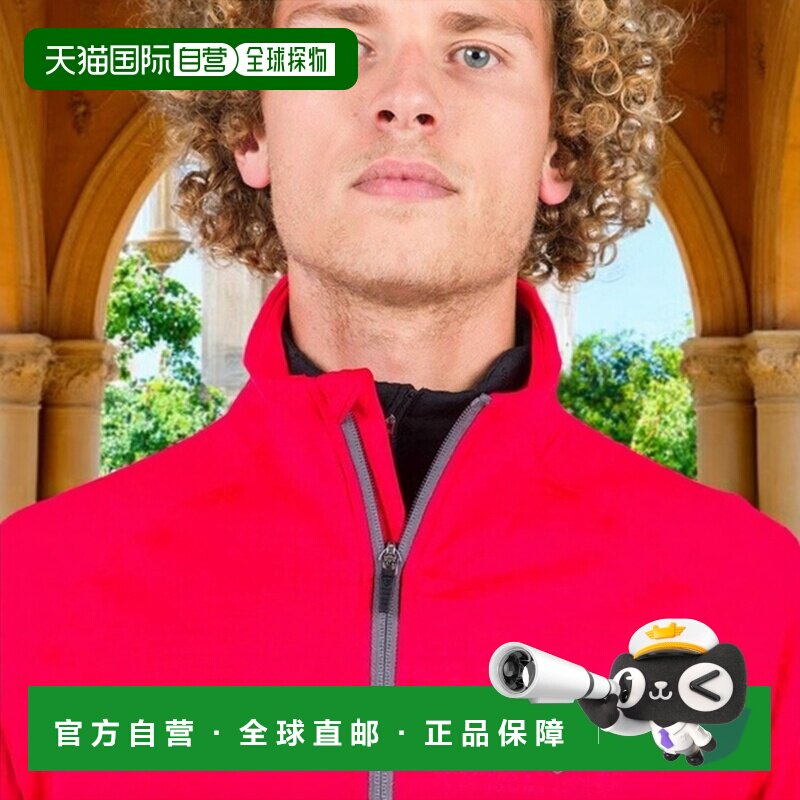 自营欧洲直邮Rossignol Blackside男士红色涤纶拉链开合抓绒衣