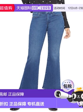 自营NYDJ Petite Relaxed Rendezvous Flare Jean - blue 美国奥