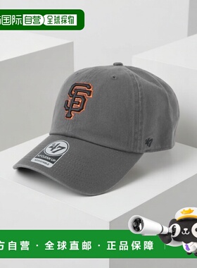 日本直邮FORTY SEVEN 男装 全棉宽松帽檐刺绣棒球帽 半定制调节扣