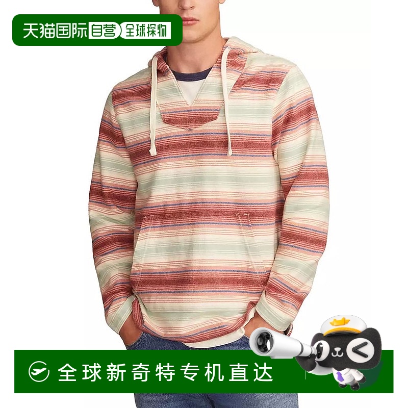 1h可退 【美国直邮】lucky brand 男士 帽衫运动夹克衫拉链卫衣