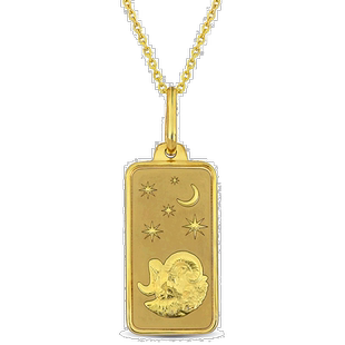 自营 10k 金 Mimi & Max 白羊座星座项链 - 黄金 美国奥莱直发