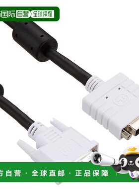 【日本直邮】宜丽客 显示器延长线 DVI公-DVI母模拟1m 黑CAC-DVIE