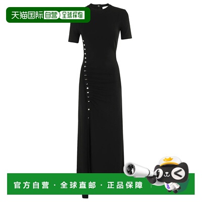 1h可退 香港直邮潮奢 Rabanne 女士 短袖连衣裙 24AJRO886VI0386