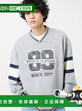 韩国直邮WAIKEI韩国小众设计师狗狗图案时尚日常卫衣YK23SSTS08