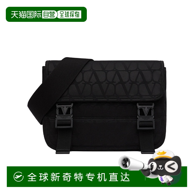 香港直邮VALENTINO 男士斜挎包 YB0C85CSH0NO牛皮华伦天奴