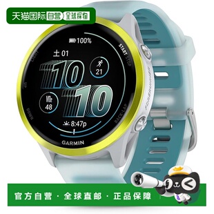 【日本直邮】佳明 Forerunner 570 47mm 白黄 GPS跑表 AMOLED