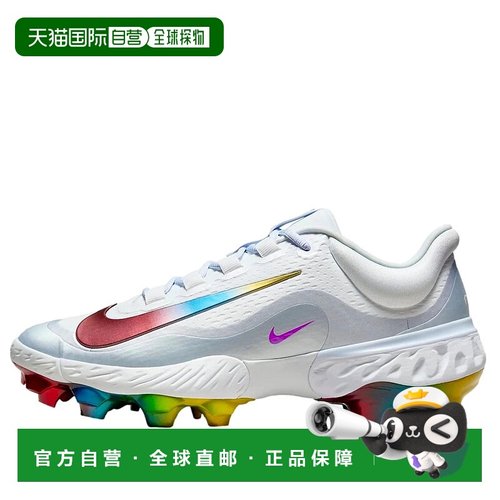 自营Nike Alpha Huarache Elite 4低MCS白色/紫FQ7724-106男子 美