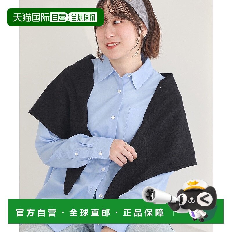 1h可退 日本直邮earth music&ecology 女装 三角针织披肩 简约设l