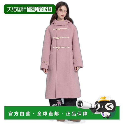 韩国直邮WAIKEI韩国小众设计师狗狗图案时尚日常秋冬大衣YKBD03CT