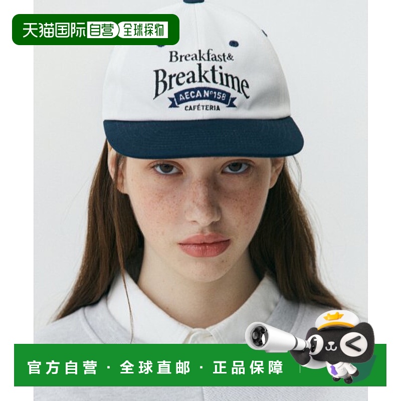 韩国直邮AECA 女士帽子AWCMSSBBACAST002C6WA CAFE CAP-WHITE