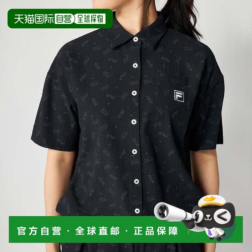 日本直邮FILA 高尔夫短袖衬衫 / 女士（黑色）斐乐