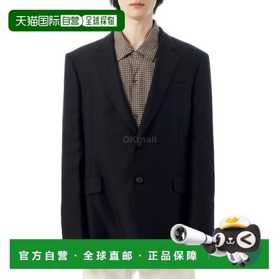韩国直邮OUR LEGACY CEREMONY BLAZER 煤黑色链状条纹编织 (M4250