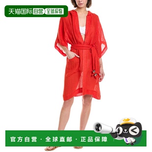 自营 lisa marie fernandezLis Marie Fernandez连帽亚麻混纺连衣