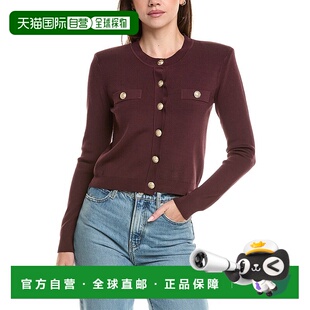 agenceL’AGENCE red Toulouse Cardigan 美国奥莱 Crop 自营l